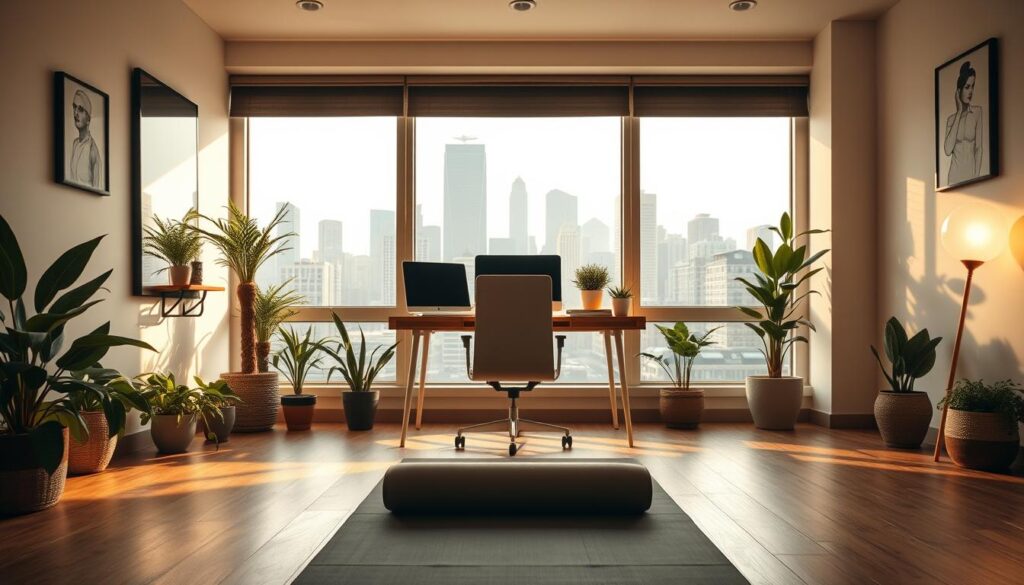 office yoga space