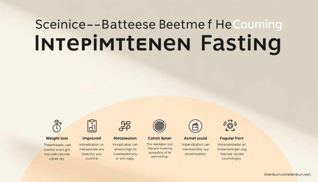 intermittent fasting benefits infographic