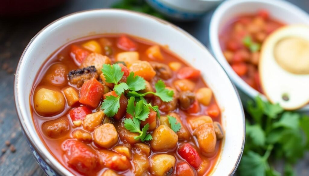 Easy vegetarian chili recipe image
