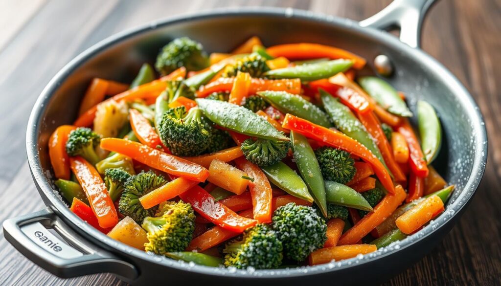 Image of a frozen vegetable stir-fry