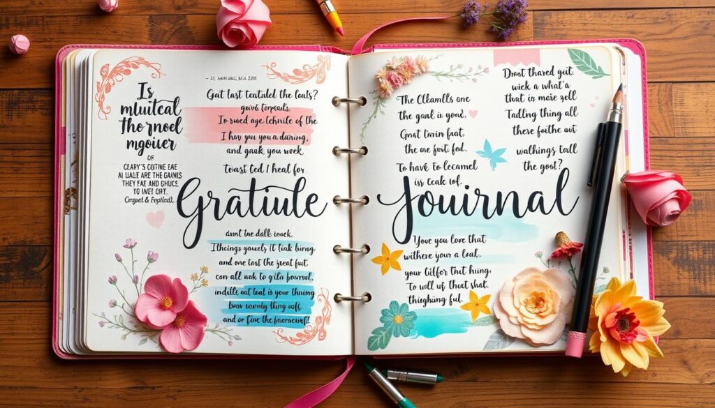 Image of a gratitude journal