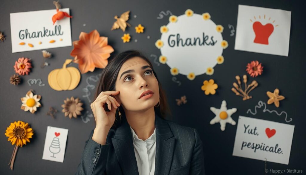 Image of a professional reflecting on things they are grateful for