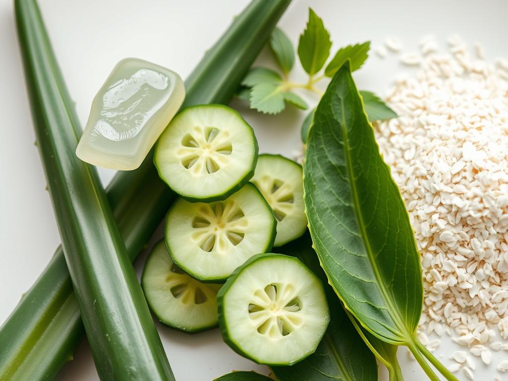 Soothing natural ingredients for sensitive summer skin Soothing natural ingredients for sensitive summer skin