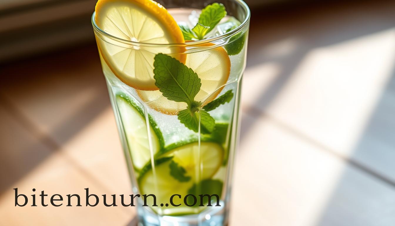 overnight detox water to boost metabolism