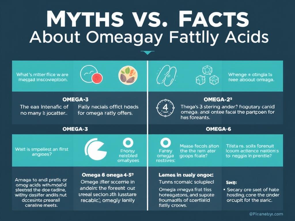 Myth vs. fact comparison about omega fatty acids Myth vs. fact comparison about omega fatty acids