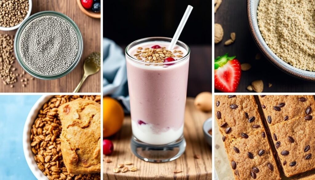 Various ways to incorporate chia seeds and flaxseeds into meals for gut health Various ways to incorporate chia seeds and flaxseeds into meals for gut health