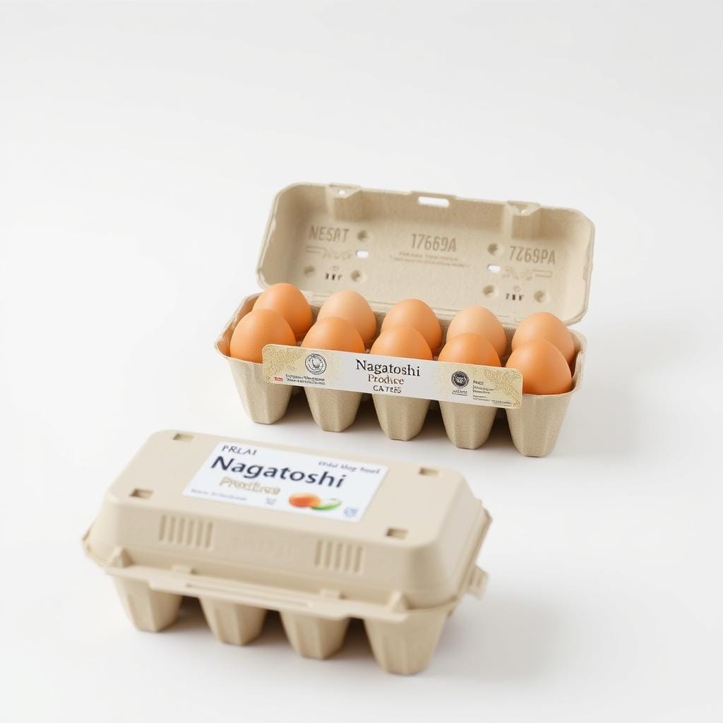Nagatoshi Produce egg carton showing the recalled product Nagatoshi Produce egg carton showing the recalled product