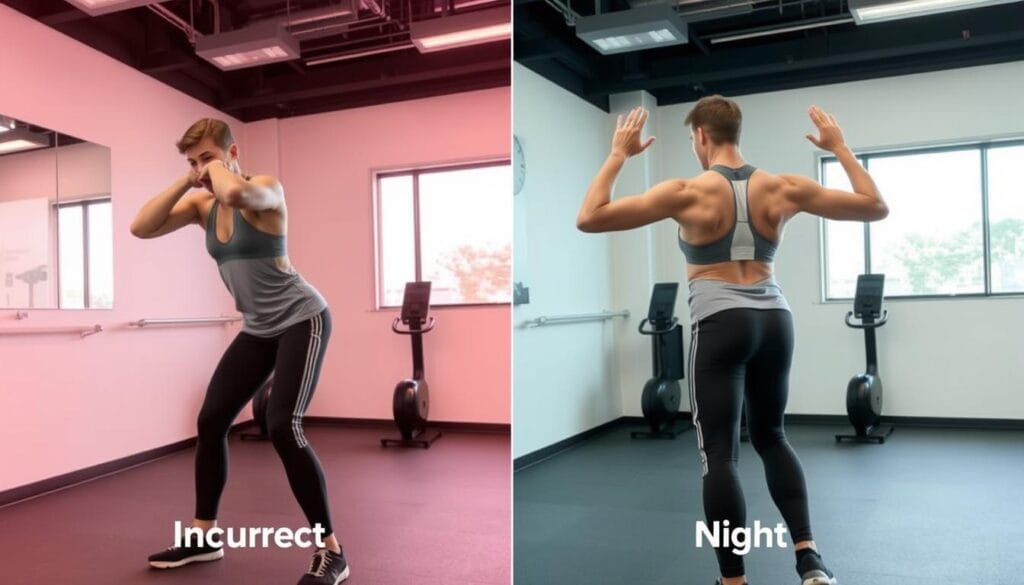 Person demonstrating proper form for cardio exercises to lose belly fat effectively Person demonstrating proper form for cardio exercises to lose belly fat effectively