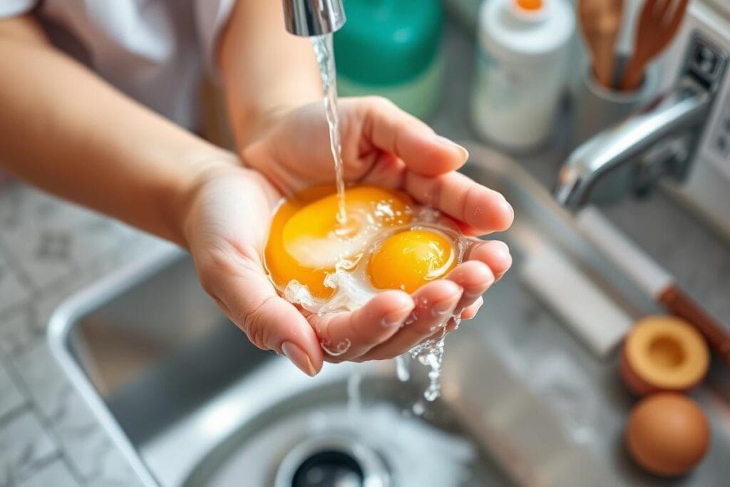 Proper handwashing and kitchen sanitation to prevent cross-contamination Proper handwashing and kitchen sanitation to prevent cross-contamination
